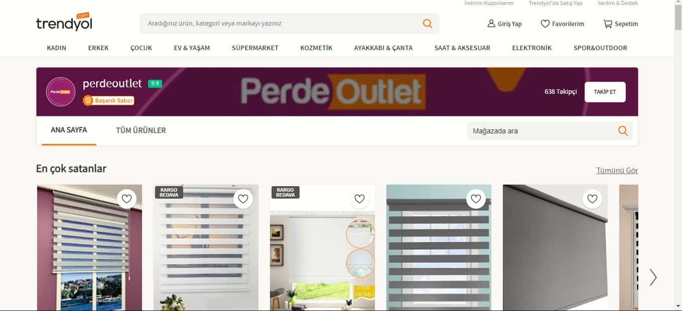 Harmony Perde Outlet Markasıdır!