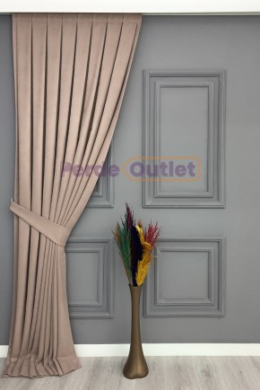 Hazır Pudra Düz Fon Perde