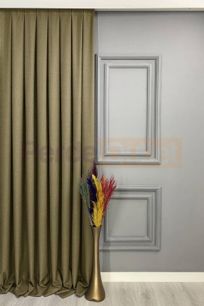 Çağla Yeşili Keten Fon Perde