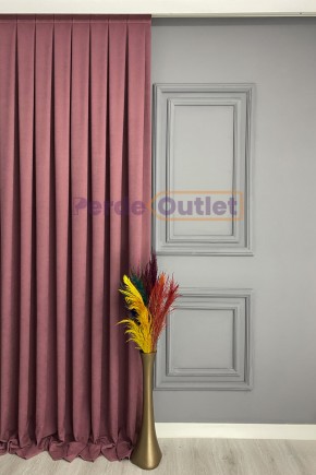 Gül Kurusu Düz Fon Perde