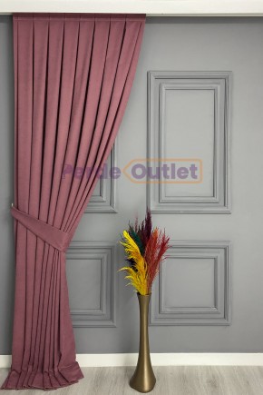 Gül Kurusu Düz Fon Perde