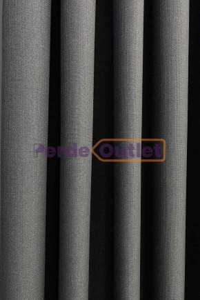 Antrasit Gri Keten Fon Perde