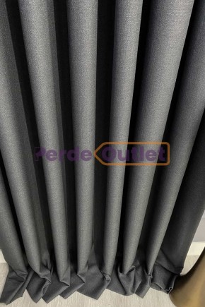 Antrasit Gri Keten Fon Perde