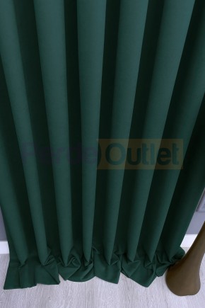 Koyu Petrol Rengi Düz Fon Perde