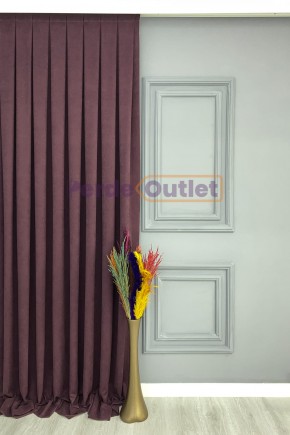 Mürdüm Düz Fon Perde