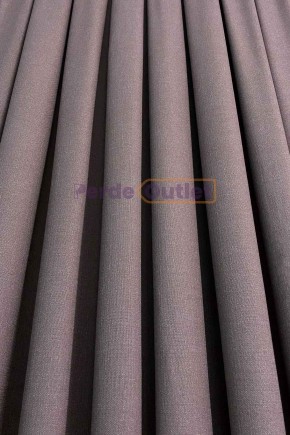 Mürdüm Rengi Keten Fon Perde