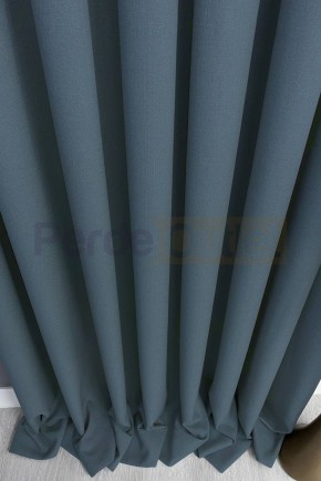 Petrol Rengi Keten Fon Perde