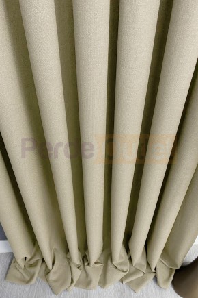 Taş Rengi Keten Fon Perde