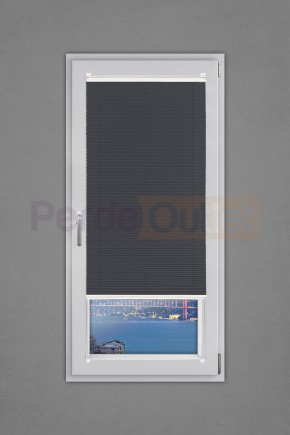 Antrasit Plise Perde