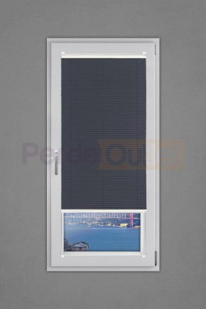 Koyu Gri Füme Plise Perde