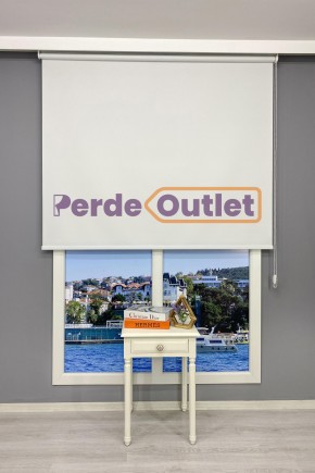 Beyaz Blackout Karartma Stor Perde