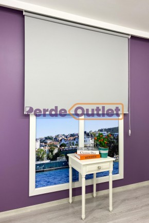 Gri Blackout Karartma Stor Perde