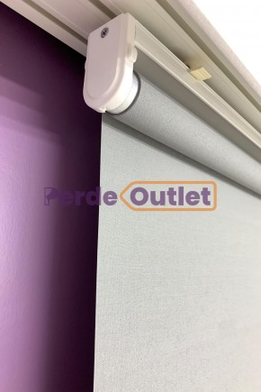 Koyu Gri Düz Mat Stor Perde