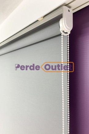 Koyu Gri Düz Mat Stor Perde