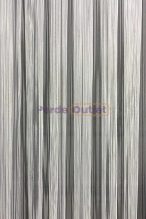 Hazır Ekru Çizgili Tül Perde