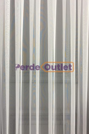 Hazır Ekru İnce Zırh Tül Perde