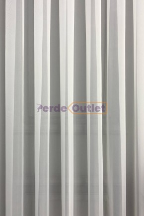 Hazır Krem Düz Tül Perde