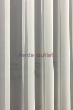 Hazır Krem Düz Tül Perde