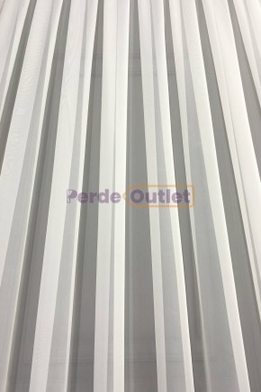 Hazır Krem Düz Tül Perde