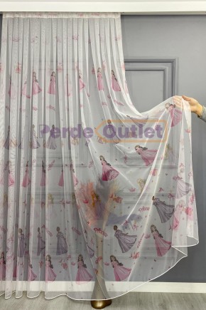 Hazır Prensesli Tül Perde