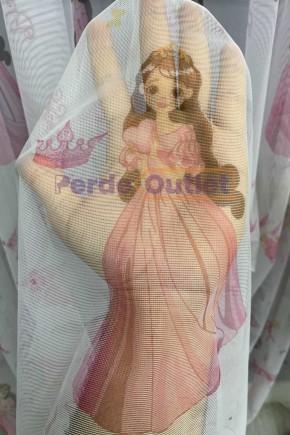 Hazır Prensesli Tül Perde