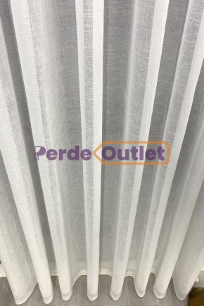 Ekru Keten Tül Perde