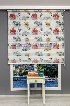 Arabalı Zebra Perde