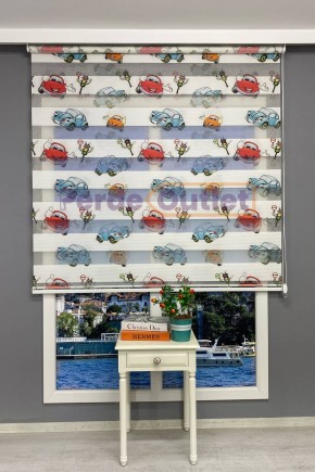 Arabalı Zebra Perde