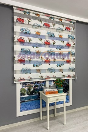 Arabalı Zebra Perde