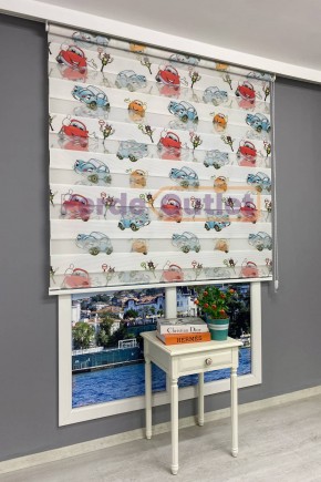 Arabalı Zebra Perde