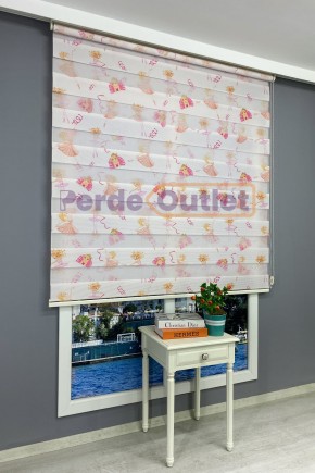 Cindy Baskılı Zebra Perde