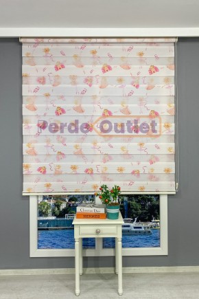 Cindy Baskılı Zebra Perde