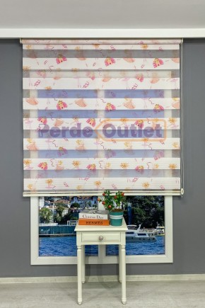 Cindy Baskılı Zebra Perde